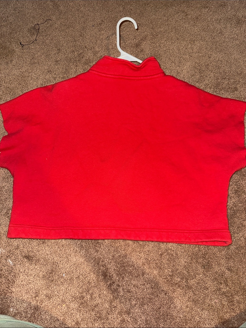 Good American Sweatshirt Short Sleeve Red Pullover Size 3 - Picture 4 of 4